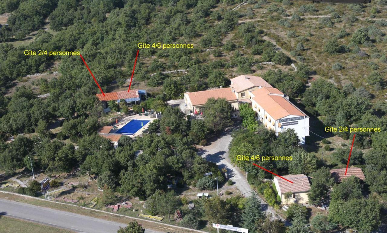 Hotel Les Persedes Lavilledieu  المظهر الخارجي الصورة